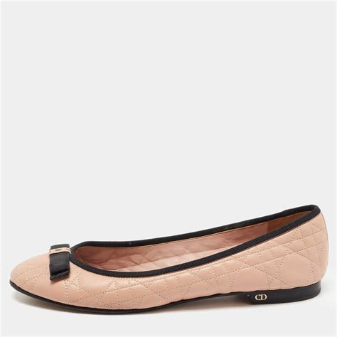 dior pink flats